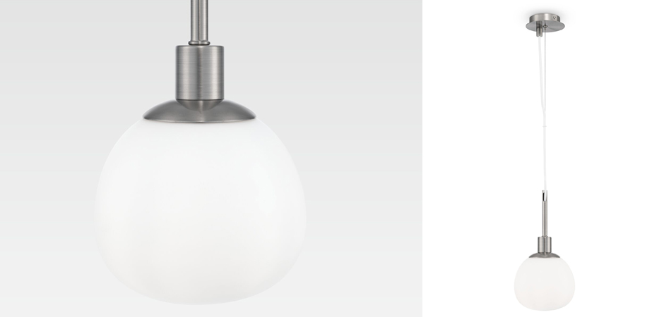 Подвесной светильник Tiepolo Ball Pendant Nickel Подвесной светильник Tiepolo Ball Pendant Nickel - Loft-Concept в Челябинске