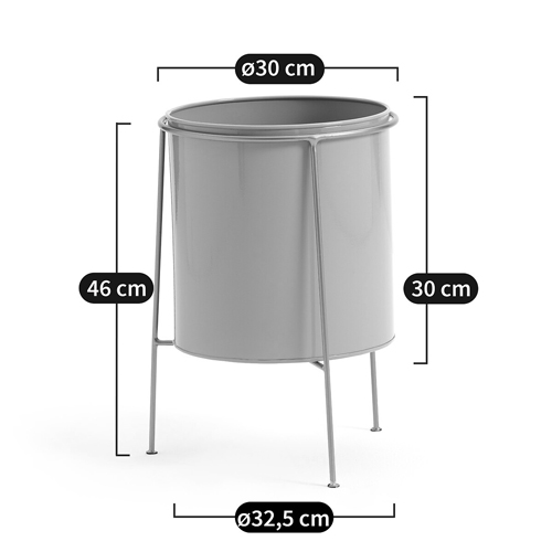 Кашпо из металла Elevated Planters красное Кашпо из металла Elevated Planters красное в Челябинске