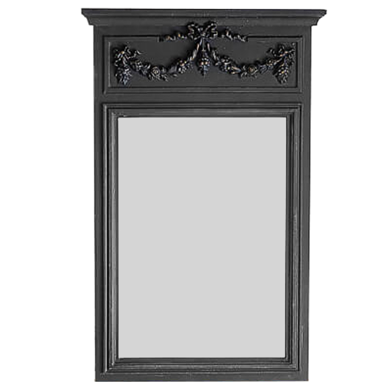 Зеркало Arcadie Mirror Black Винтажный черный в Челябинске | Loft Concept 