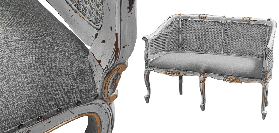 Диван Maria Antoinette Gray Sofa Диван Maria Antoinette Gray Sofa - Loft-Concept в Челябинске