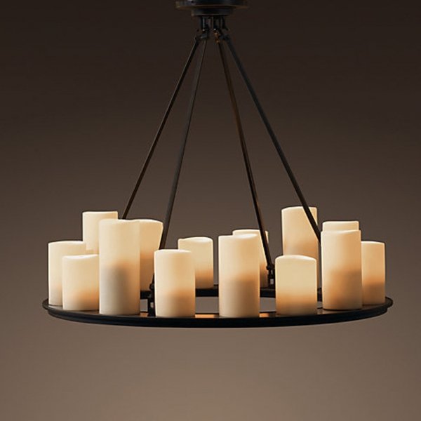 Люстра PILLAR CANDLE 80 Черный Люстра PILLAR CANDLE 80 Черный в Челябинске | Loft Concept