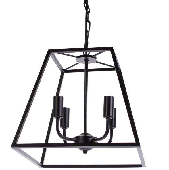 Подвесной светильник Loft Industrial Ortogonal Pendant Trapeze Черный Подвесной светильник Loft Industrial Ortogonal Pendant Trapeze Черный в Челябинске | Loft Concept