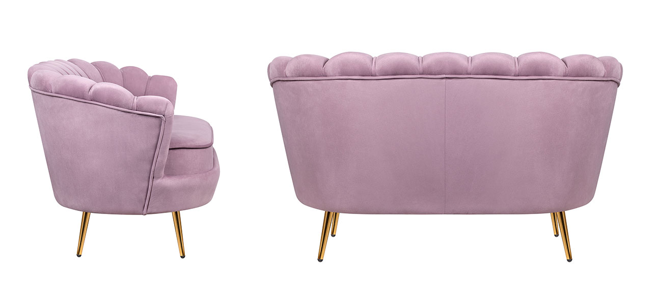 Диван розовый seashell pink - фото №1