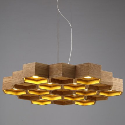Люстра Honeycomb 12 Loft Wooden Ecolight Люстра Honeycomb 12 Loft Wooden Ecolight в Челябинске | Loft Concept