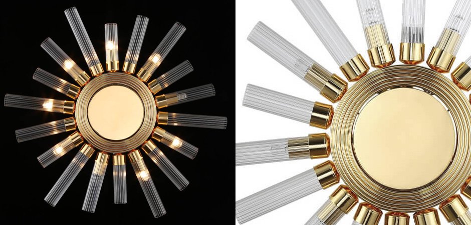 БРА Art Deco Sun Light Ceiling БРА Art Deco Sun Light Ceiling - Loft-Concept в Челябинске