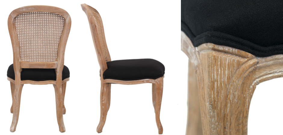 Стул French chairs Provence Neman Black Rattan Chair Стул French chairs Provence Neman Black Rattan Chair - Loft-Concept в Челябинске