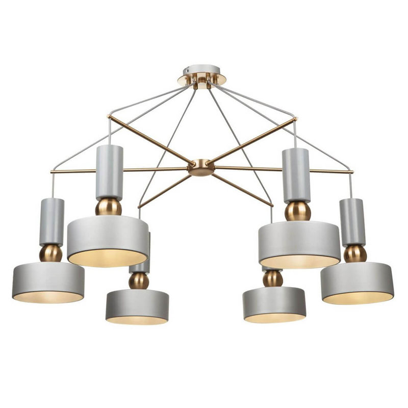 Люстра Nadalor Chandelier web Серый Люстра Nadalor Chandelier web Серый в Челябинске | Loft Concept