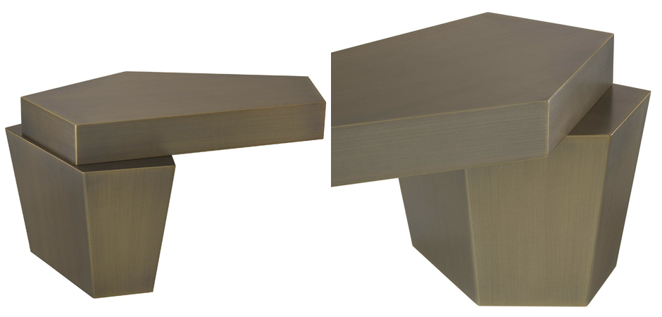 Кофейный стол Eichholtz Coffee Table Calabasas Low brass Кофейный стол Eichholtz Coffee Table Calabasas Low brass - Loft-Concept в Челябинске
