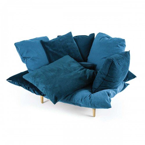 Кресло Seletti Armchair Comfy Turquoise Синий в Челябинске | Loft Concept 