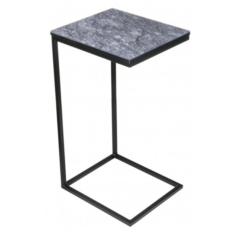 Приставной стол Zermatt Side Table gray Серый (Gray) Приставной стол Zermatt Side Table gray Серый (Gray) в Челябинске | Loft Concept