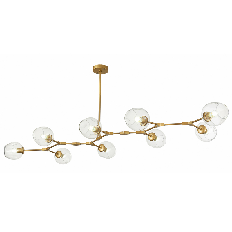 Люстра Branching Bubble Chandelier 9 gold Золотой Люстра Branching Bubble Chandelier 9 gold Золотой в Челябинске | Loft Concept