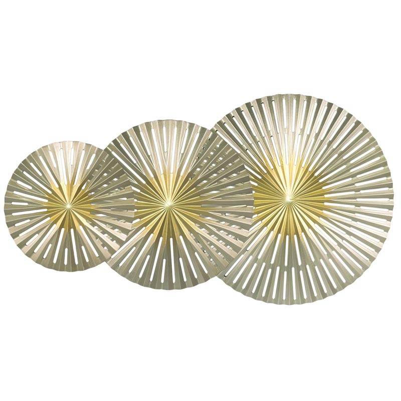 Арт-объект Apollo Gold and Silver Wall Plaque Disc gap 3 Золотой Серебряный Арт-объект Apollo Gold and Silver Wall Plaque Disc gap 3 Золотой Серебряный в Челябинске | Loft Concept