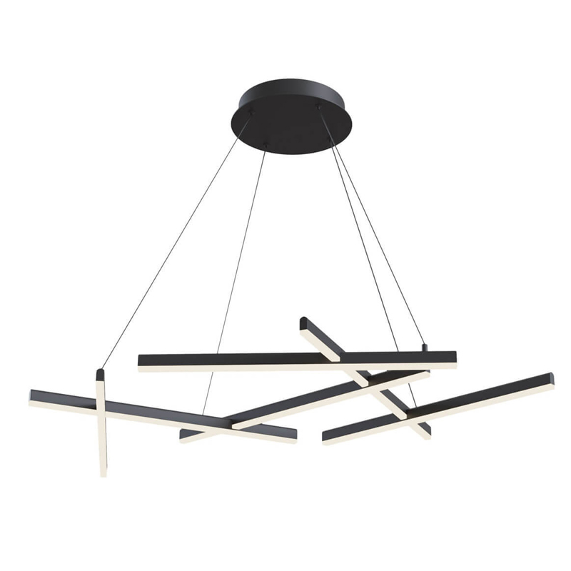 Люстра Smeragde Light Chandelier black Черный Люстра Smeragde Light Chandelier black Черный в Челябинске | Loft Concept