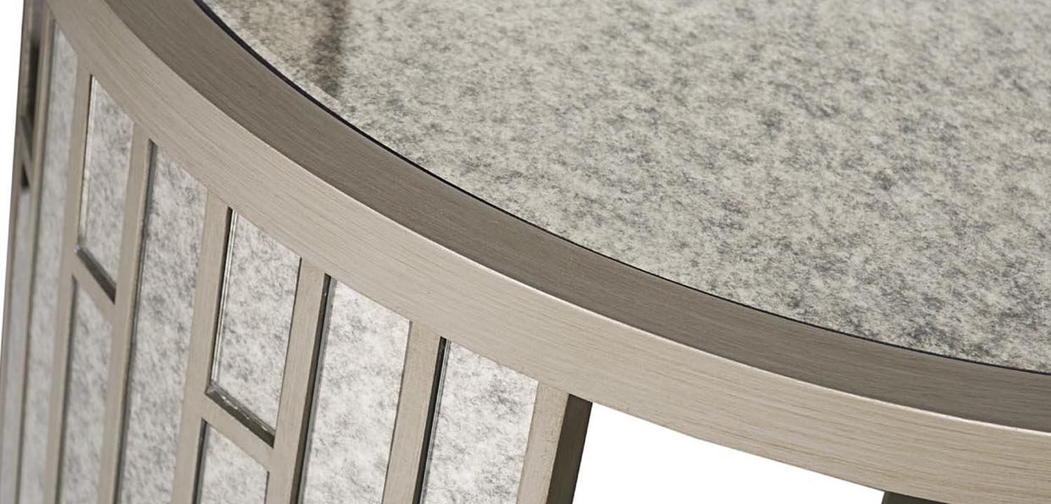 Тумба круглая Mirror Blocks Nightstand - фото