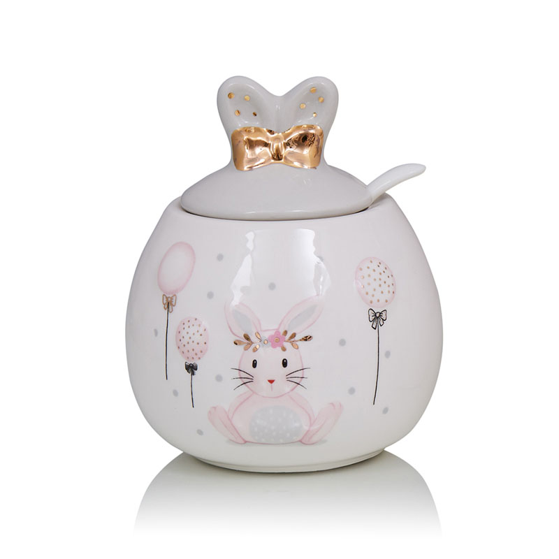 Ваза Kids Vase Bunny III Розовый пастельный Серый Ваза Kids Vase Bunny III Розовый пастельный Серый в Челябинске | Loft Concept