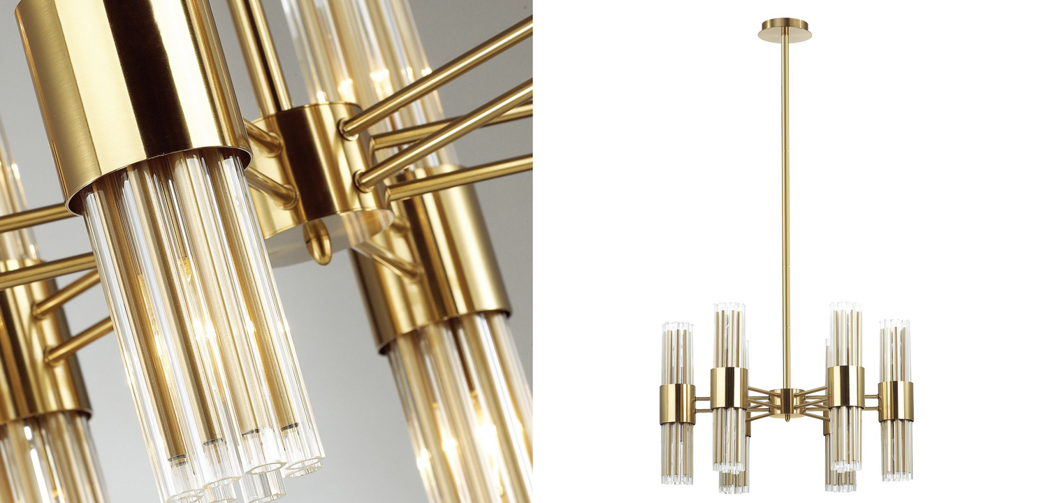 Люстра Glass Stripes In The Belt 12 - фото