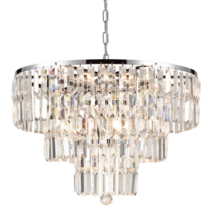 Люстра 1920s Odeon Chandelier chrome 60 Прозрачный (Transparent) Хром Люстра 1920s Odeon Chandelier chrome 60 Прозрачный (Transparent) Хром в Челябинске | Loft Concept
