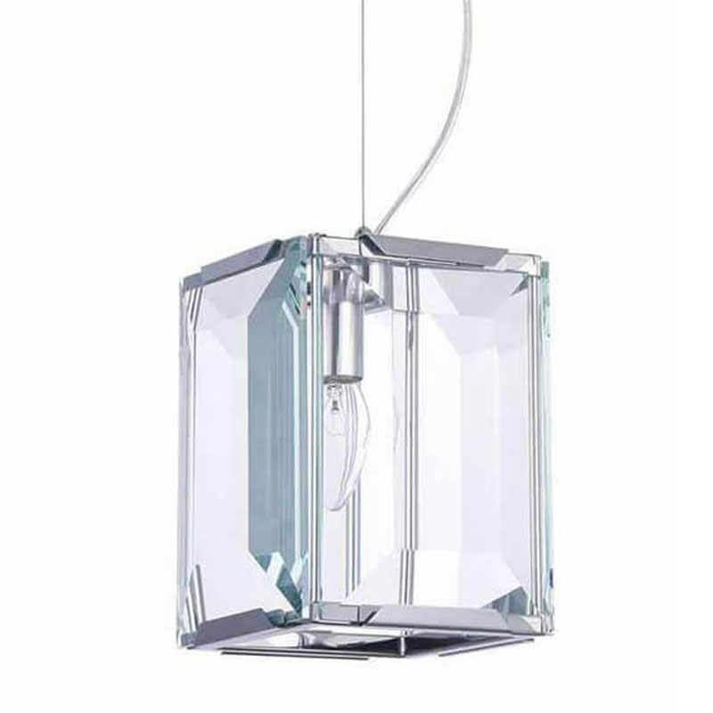 Подвесной светильник Harlow Crystal Square chrome Хром Подвесной светильник Harlow Crystal Square chrome Хром в Челябинске | Loft Concept