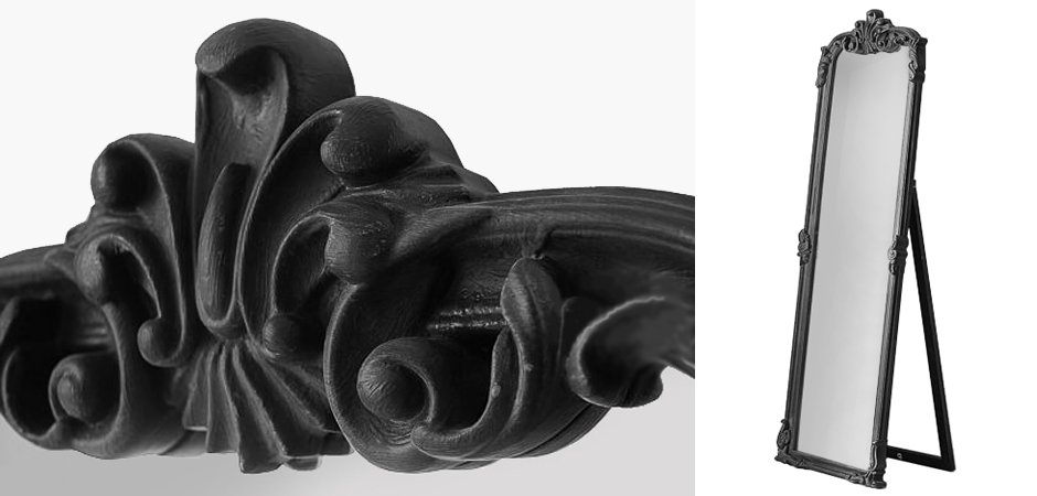 Напольное зеркало Valensole Black Напольное зеркало Valensole Black - Loft-Concept в Челябинске