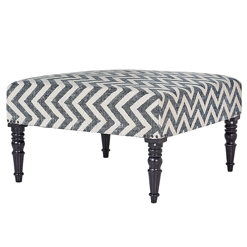 Оттоманка Gray Zigzag Серый Оттоманка Gray Zigzag Серый в Челябинске | Loft Concept