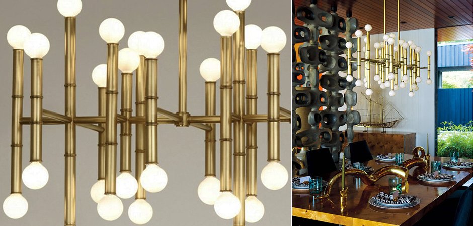 Люстра Meurice Rectangular Chandelier Jonathan Adler Люстра Meurice Rectangular Chandelier Jonathan Adler - Loft-Concept в Челябинске