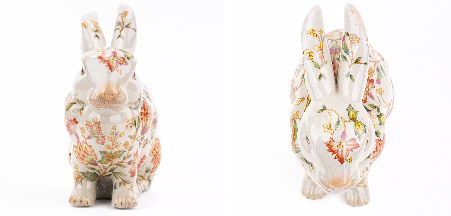 Декоративная статуэтка Porcelain Hare Statuette - фото