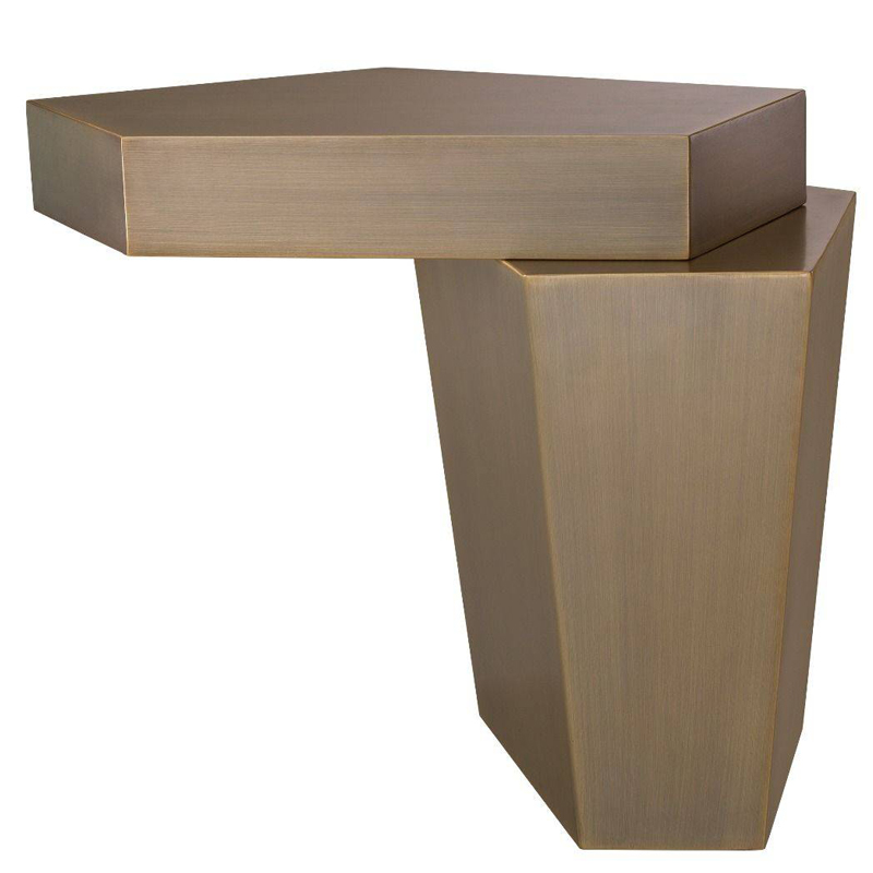 Приставной стол Eichholtz Coffee Table Calabasas High brass Латунь Античная полированная Приставной стол Eichholtz Coffee Table Calabasas High brass Латунь Античная полированная в Челябинске | Loft Concept