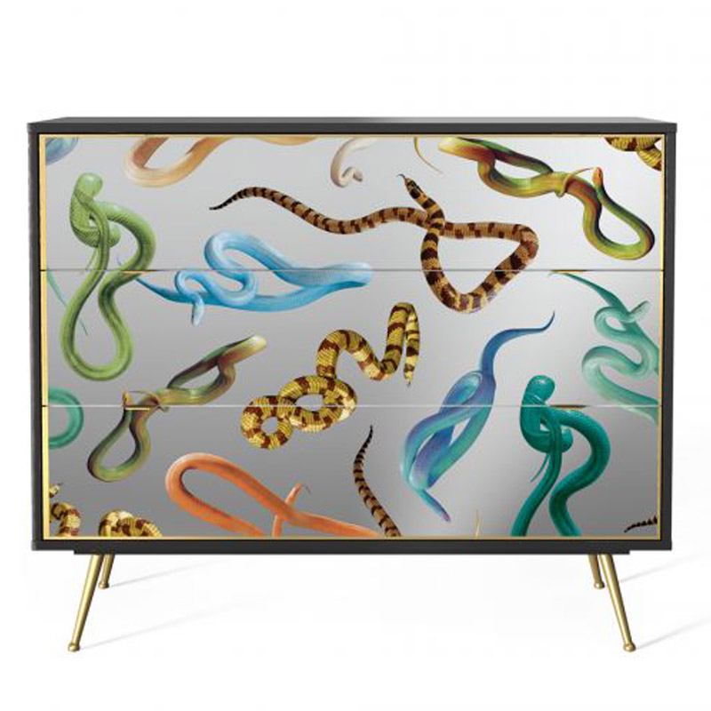 Комод Seletti Chest of Three Drawers Snakes Мульти Комод Seletti Chest of Three Drawers Snakes Мульти в Челябинске | Loft Concept