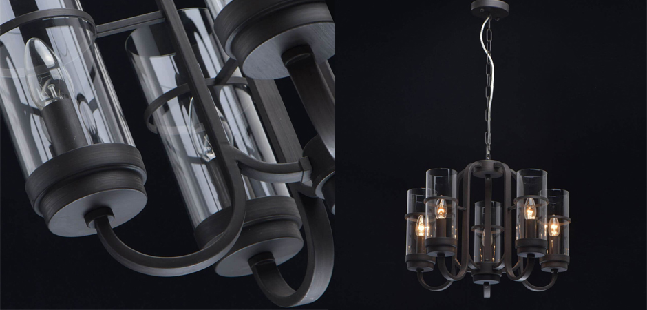 Люстра Glass Beaker lamps 5 Люстра Glass Beaker lamps 5 - Loft-Concept в Челябинске