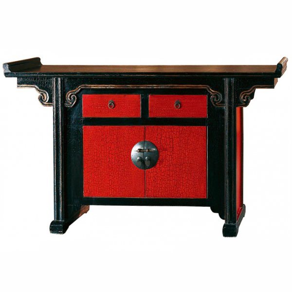 Китайский комод Red-black chest  в Челябинске | Loft Concept 