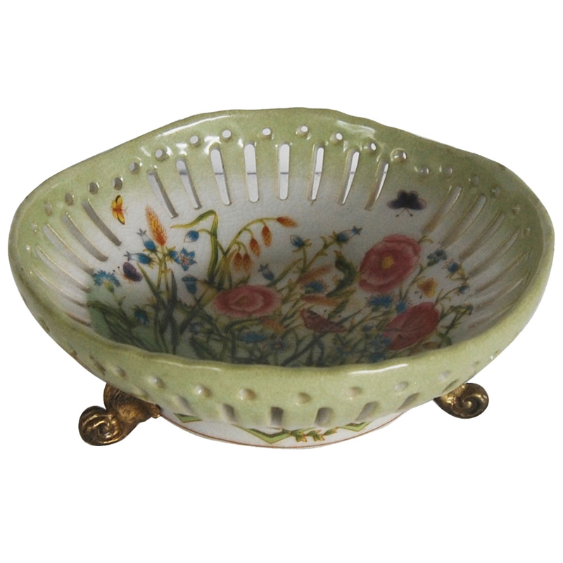 Блюдо Wildflowers dish Мульти Бронза Блюдо Wildflowers dish Мульти Бронза в Челябинске | Loft Concept