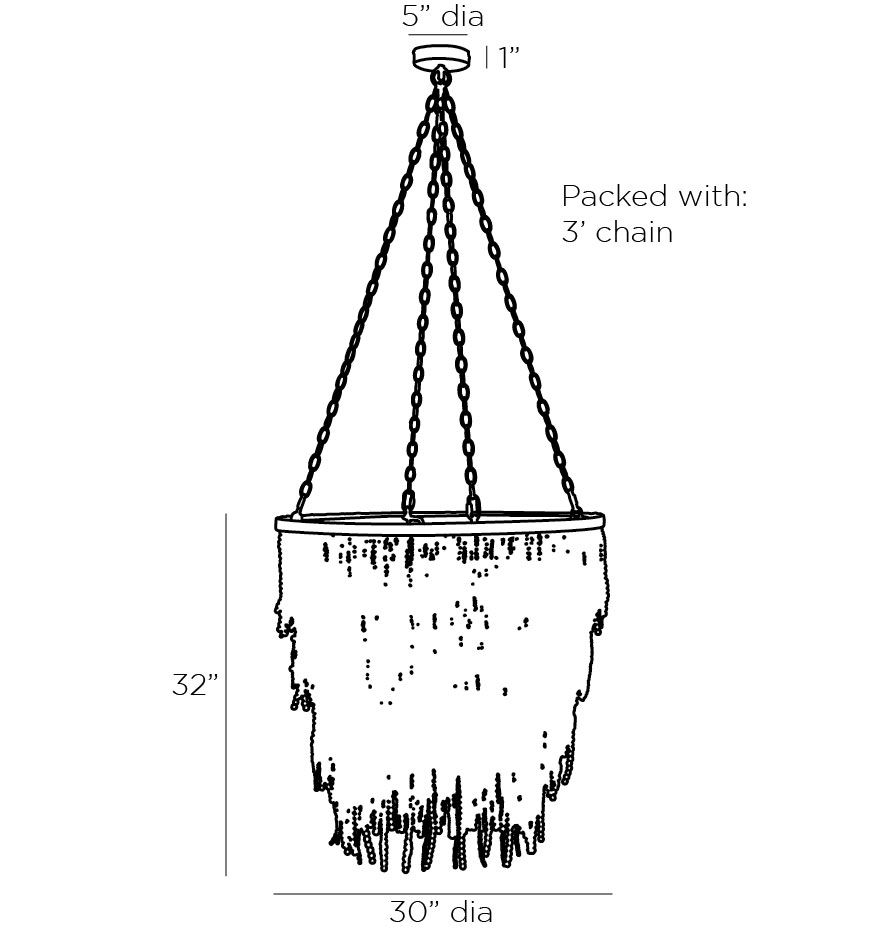 Люстра Амбре деревянные бусы LIZZY CHANDELIER Люстра Амбре деревянные бусы LIZZY CHANDELIER в Челябинске