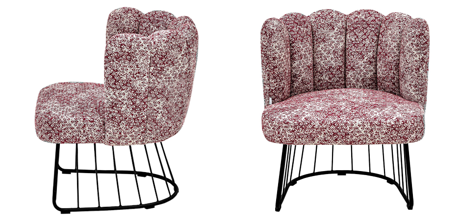 Кресло Noah Armchair cherry-white Кресло Noah Armchair cherry-white - Loft-Concept в Челябинске