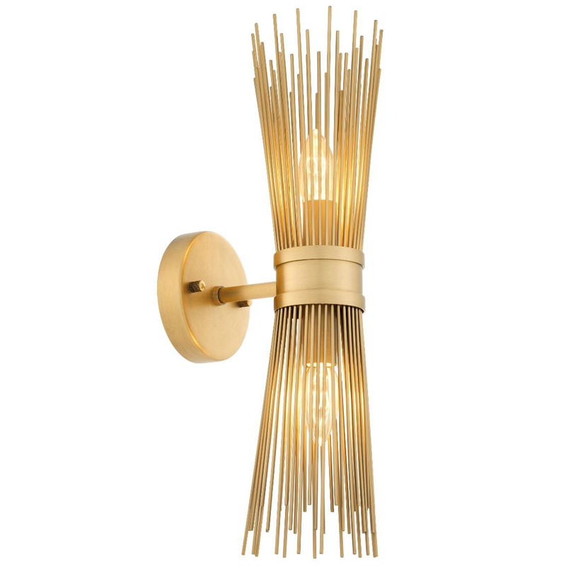 Бра Eichholtz Wall Lamp Romeo Double Латунь Античная полированная Бра Eichholtz Wall Lamp Romeo Double Латунь Античная полированная в Челябинске | Loft Concept