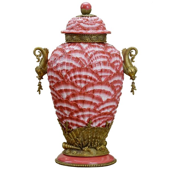 Большая ваза Ceramics SEA collection Коралловый Бронза Большая ваза Ceramics SEA collection Коралловый Бронза в Челябинске | Loft Concept