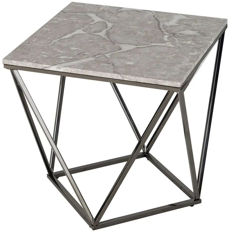 Приставной стол Kovaldzhi Collection Frame Geometry Dark Chrome Бежево-серый Белый Мрамор Bianco Темный хром Приставной стол Kovaldzhi Collection Frame Geometry Dark Chrome Бежево-серый Белый Мрамор Bianco Темный хром в Челябинске | Loft Concept
