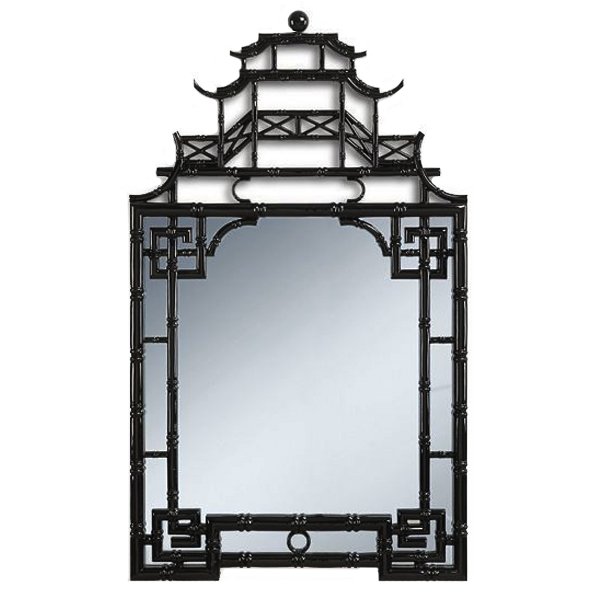 Зеркало Pagoda Mirror Black Черный в Челябинске | Loft Concept 