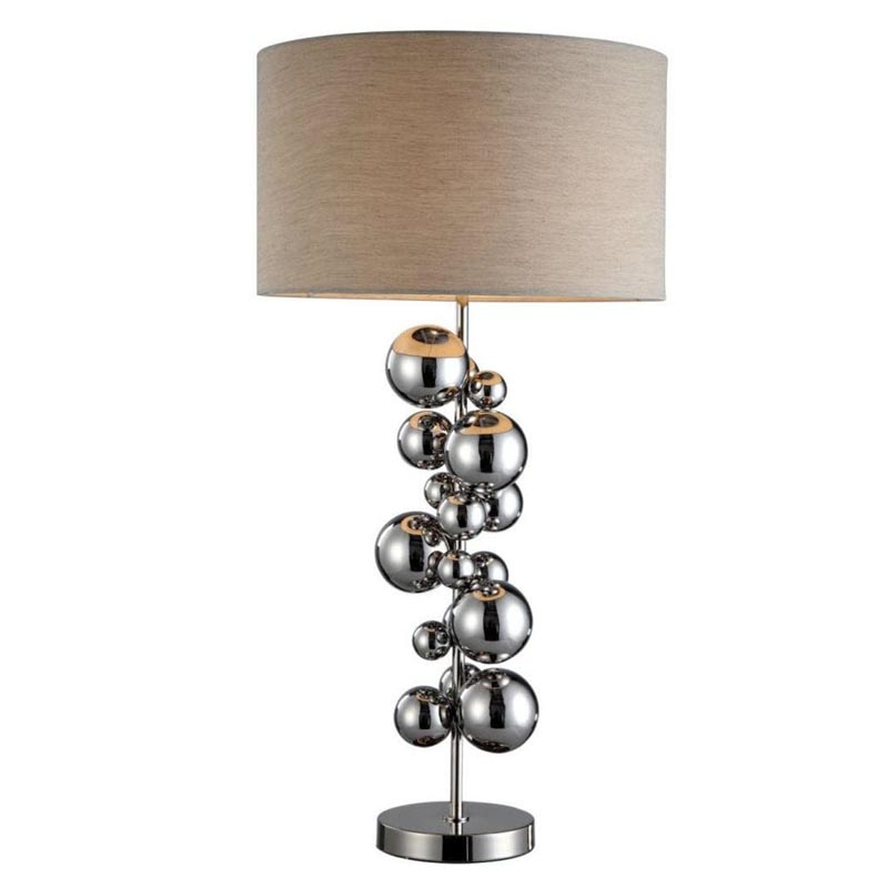 Настольная лампа Chrome Bubbles Table Lamp Темный хром Настольная лампа Chrome Bubbles Table Lamp Темный хром в Челябинске | Loft Concept