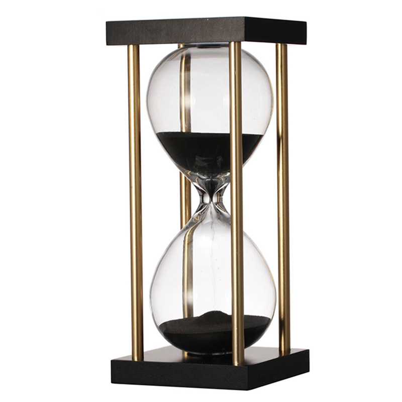Песочные часы Ramirus Watch black Черный Золотой Песочные часы Ramirus Watch black Черный Золотой в Челябинске | Loft Concept