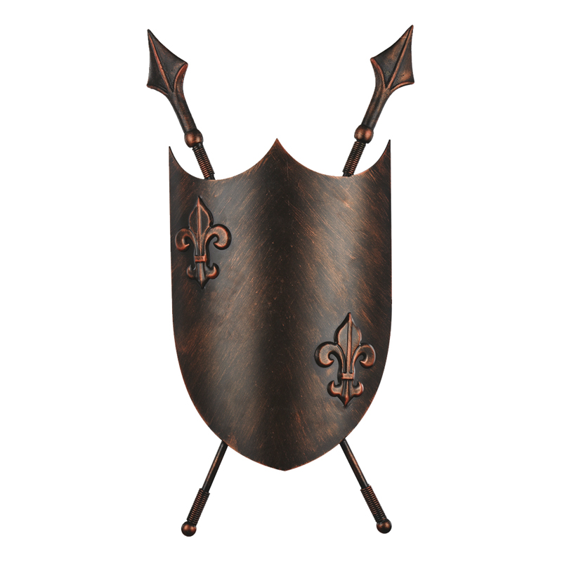 Бра Shield Heraldic Lily Sconce Коричневый винтаж Бра Shield Heraldic Lily Sconce Коричневый винтаж в Челябинске | Loft Concept
