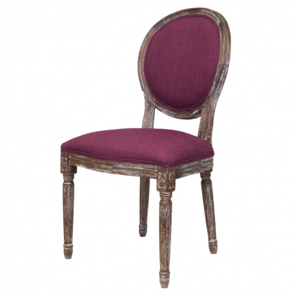 Стул French chairs Provence Violet Chair Фиолетовый Коричневый Стул French chairs Provence Violet Chair Фиолетовый Коричневый в Челябинске | Loft Concept