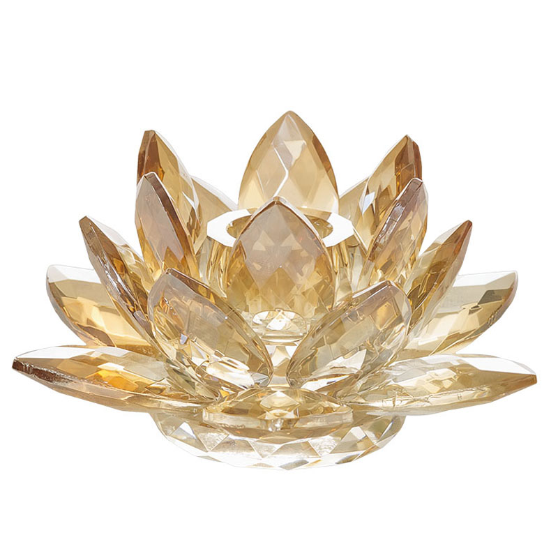 Подсвечник Crystal Lotus gold Подсвечник Crystal Lotus gold в Челябинске | Loft Concept
