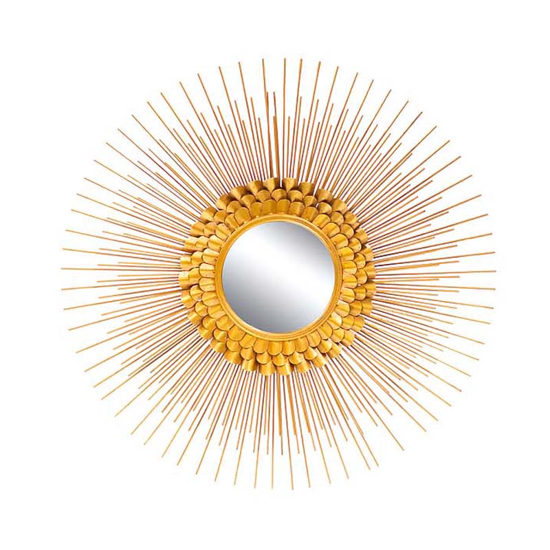 Зеркало-солнце Golden Petals Mirror Sun Золотой Зеркало-солнце Golden Petals Mirror Sun Золотой в Челябинске | Loft Concept