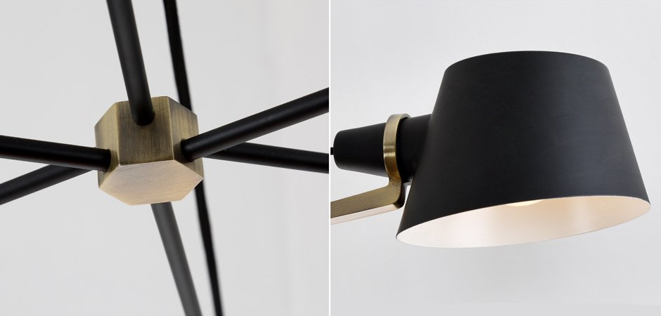 Люстра Brendan Ravenhill Long Pivot Chandelier Люстра Brendan Ravenhill Long Pivot Chandelier - Loft-Concept в Челябинске