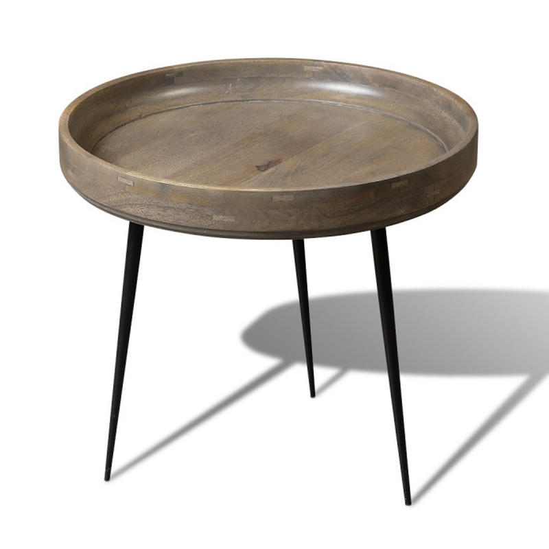 Кофейный стол Davidson Coffee Table platinum 47 Серый Черный Кофейный стол Davidson Coffee Table platinum 47 Серый Черный в Челябинске | Loft Concept
