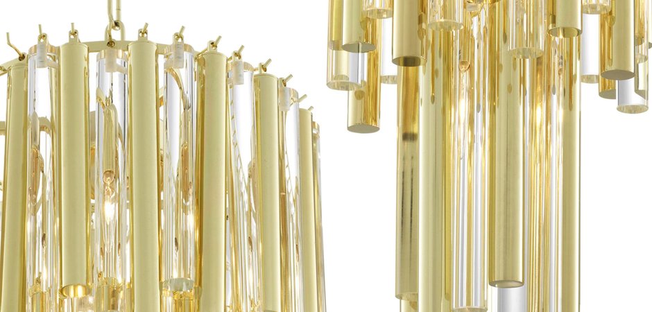 Люстра Eichholtz Chandelier Gigi S Gold Люстра Eichholtz Chandelier Gigi S Gold - Loft-Concept в Челябинске