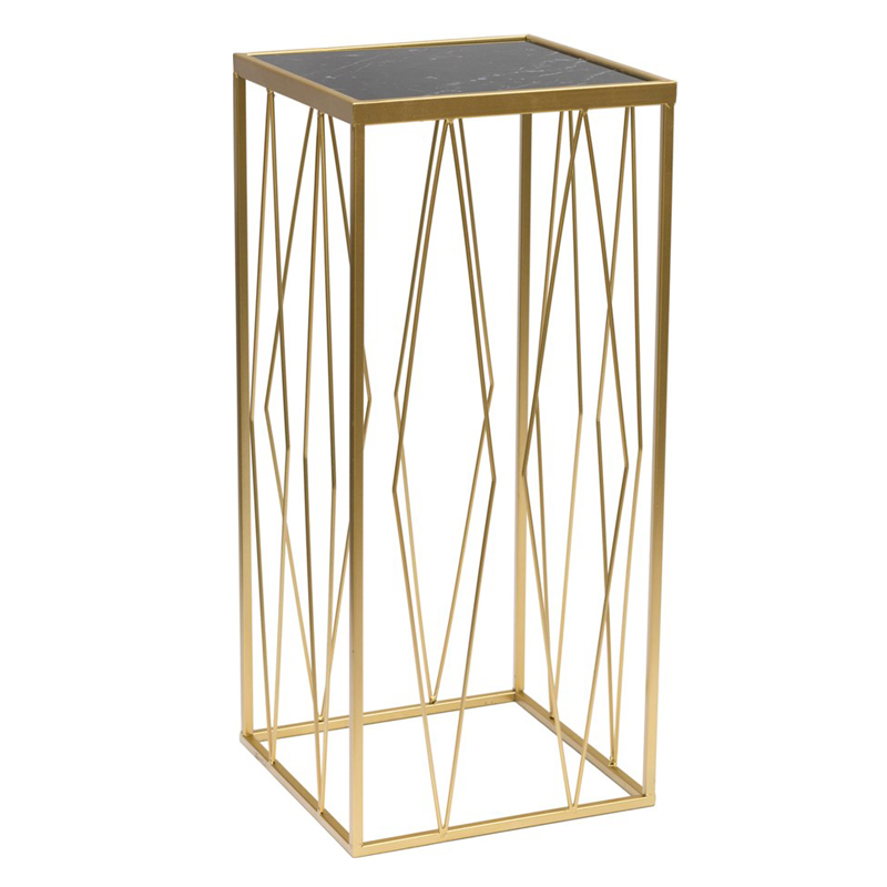 Подставка Geometric Interior Stand чёрный мрамор Золотой Черный Мрамор Nero Подставка Geometric Interior Stand чёрный мрамор Золотой Черный Мрамор Nero в Челябинске | Loft Concept