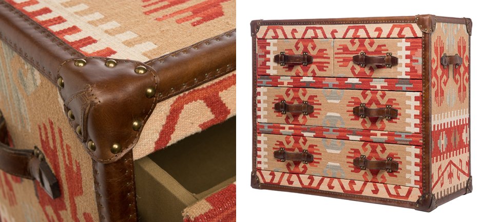 Комод Килим Howard Kilim Chest of Drawers Комод Килим Howard Kilim Chest of Drawers - Loft-Concept в Челябинске
