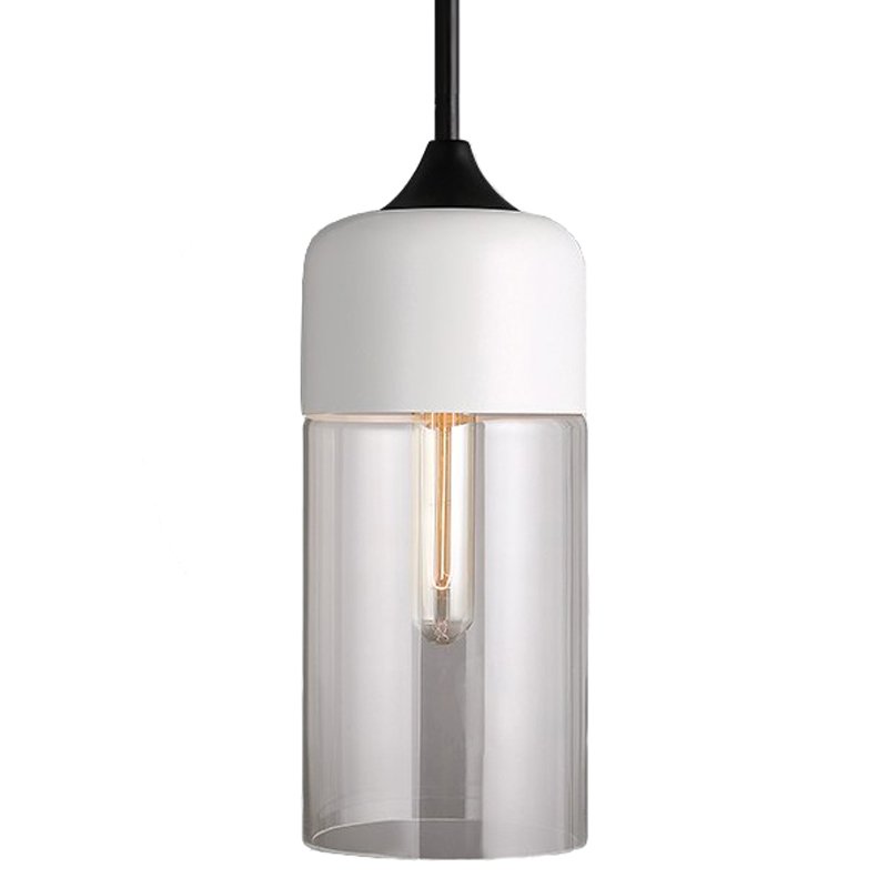 Подвесной светильник Hanglamp zwart glas White I Белый Прозрачное Стекло Подвесной светильник Hanglamp zwart glas White I Белый Прозрачное Стекло в Челябинске | Loft Concept