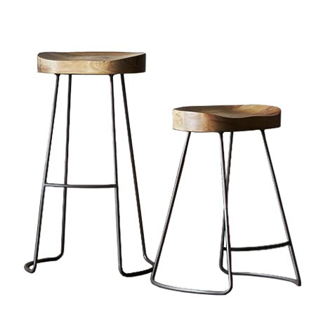 Барный стул The Tractor Bar&Dining Stool Древесина Черный Барный стул The Tractor Bar&Dining Stool Древесина Черный в Челябинске | Loft Concept